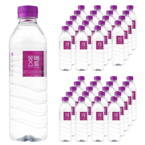 몽베스트 생수, 500ml, 40개