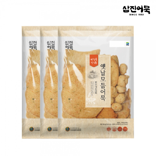 삼진어묵 옛날모듬어묵 (1Kg) x 3개, 단품