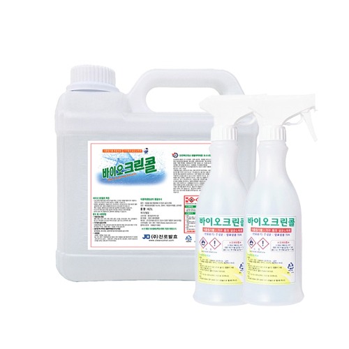 진로발효 바이오크린콜 살균소독제 4.2L + 공병 450mL