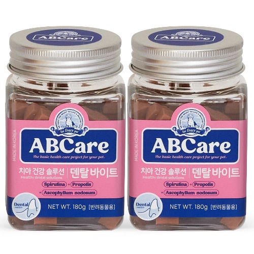 ABCare 반려동물 덴탈 바이트 영양제 180g