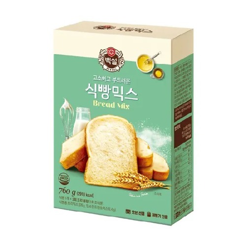 [CJ제일제당] 백설 식빵믹스 760g x 5개