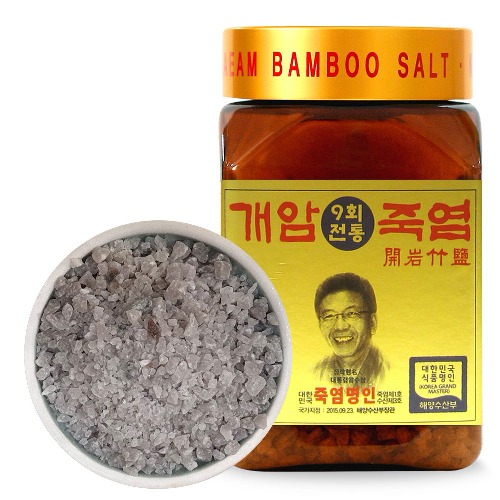 개암죽염 9회 회색 전통 죽염 알갱이 250g, 250g, 1개