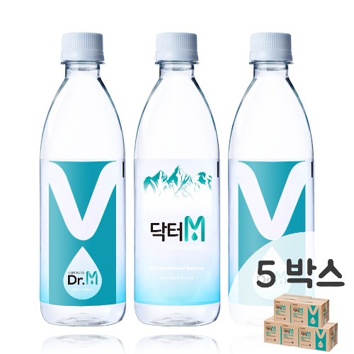 닥터M 500ml, 경도210 약알칼리 미네랄밸런스 음료, 500ml, 100개