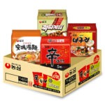 농심 신라면 120g x 5p + 안성탕면 125g x 5p + 얼큰 너구리 120g x 5p + 짜파게티 140g x 5p