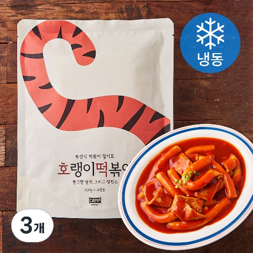 [로켓프레시] 호랭이떡볶이 (냉동), 530g, 3개