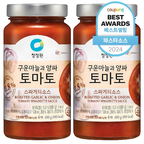 청정원 구운마늘과 양파 토마토 스파게티소스