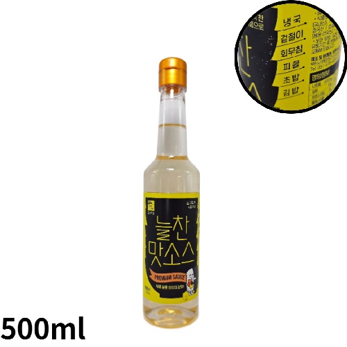 동원 늘찬맛소스 만능초 계절냉국 겉절이 김밥 초밥 회무침 피클, 1개, 500ml